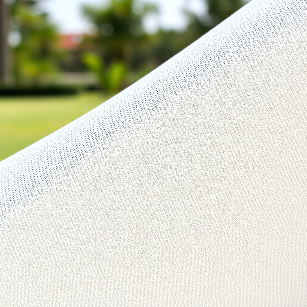 Close up macro shot of Sunworker Acrylic fabric texture