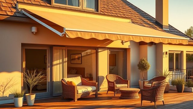 Terrassenmarkise: Außen- oder innenliegend? Vor- und Nachteile